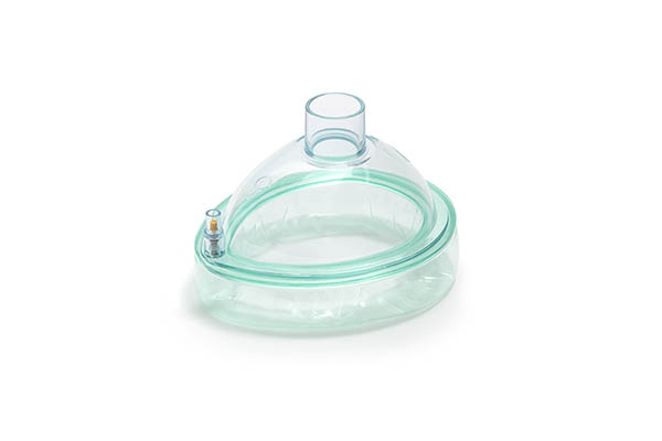 Scented, vanilla, anaesthetic face mask, size 5, large adult, no hook ring, 22F