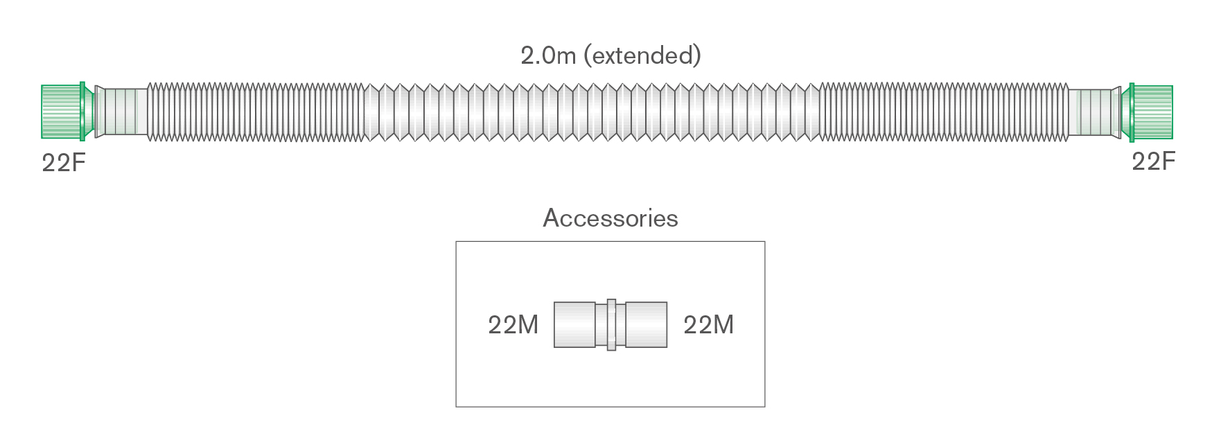 22mm Compact™ bagging limb, ≥ 2.0m