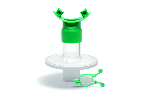 Pulmo-Protect™ lung function filter with flexible mouthpiece and nose clip (1)