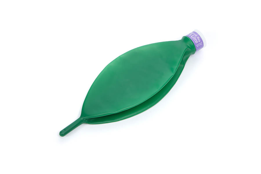 Reservoir bag, 0.5L with anti occlusion cage mount, 15F neck