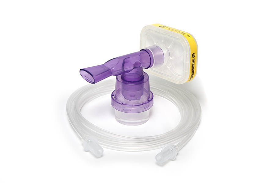 Micro Cirrus™ nebuliser mouthpiece kit with filter and tube, 1.8m