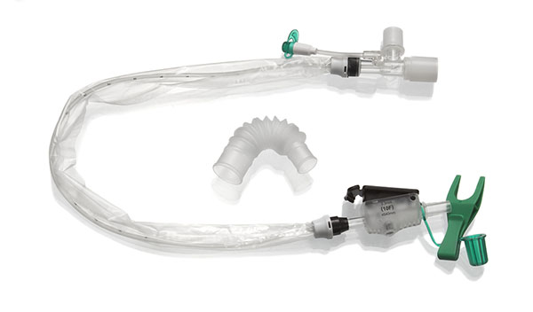 TrachSeal™ adult endotracheal closed suction system, 24 hour, size F10